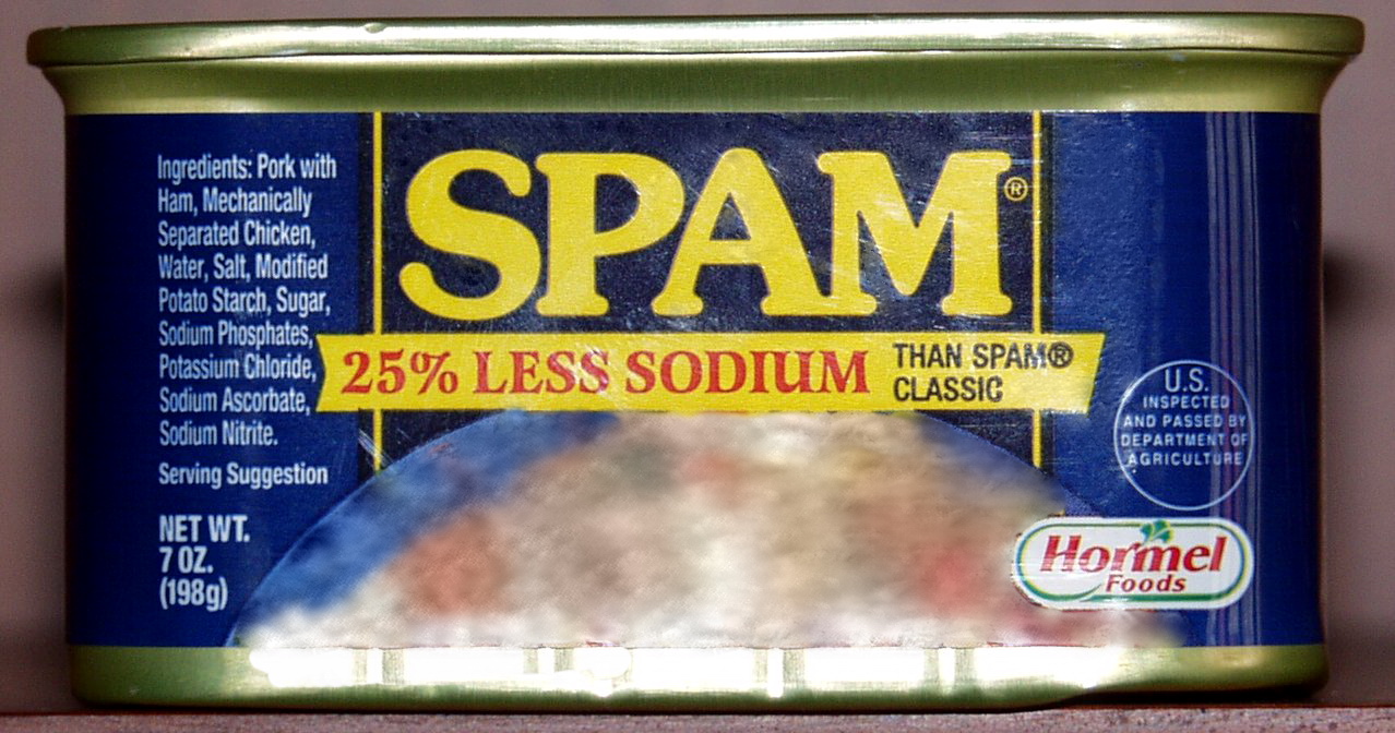 photo of can of spam