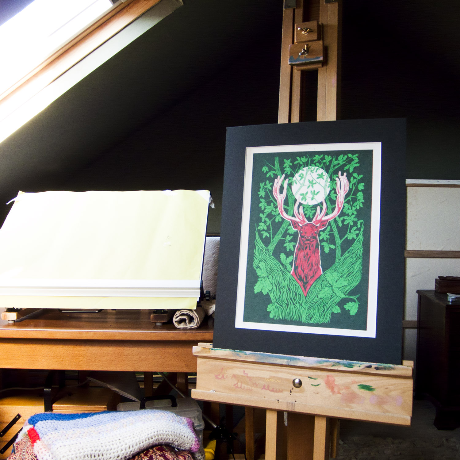 Green Fuse donated screenprint for auction