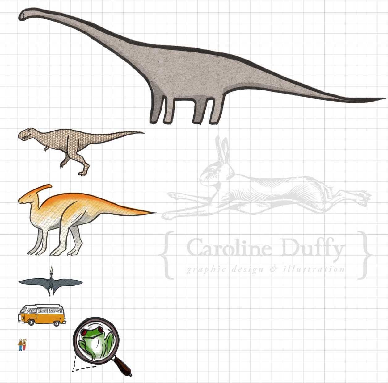 dinosaur size comparison chart