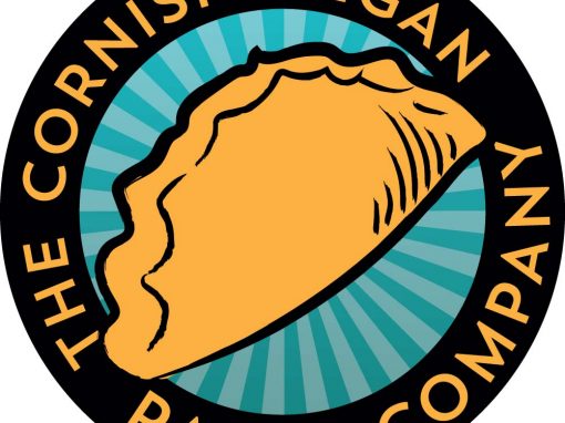 Logo and label design for Cornish Vegan Pasty Company