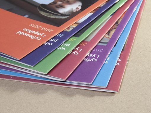 Suite of promotional brochures for National Museums Wales