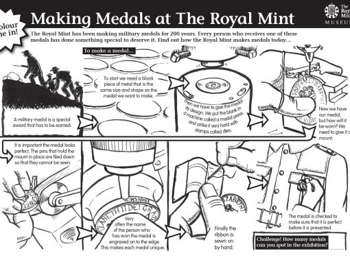 Royal Mint educational worksheet